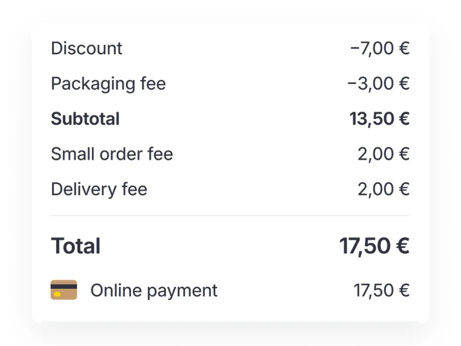 أكد وادفع في التطبيق